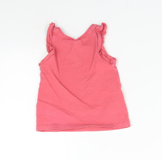 NEXT Baby Pink   Basic Tank Size 9-12 Months