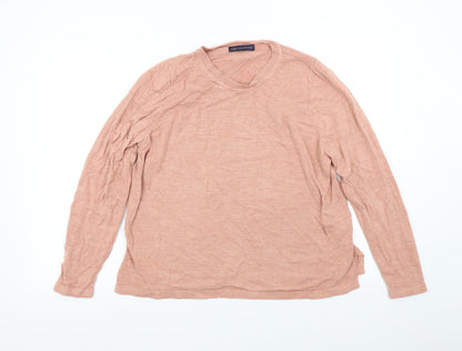 Womens UK Size 18 M&S Orange Pullover Jumper