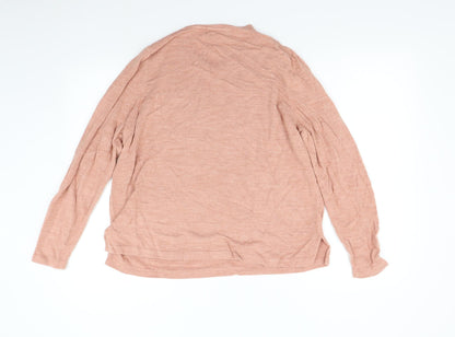 Womens UK Size 18 M&S Orange Pullover Jumper
