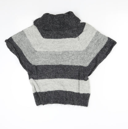 Womens UK Size 10 New Look Grey Pullover Jumper