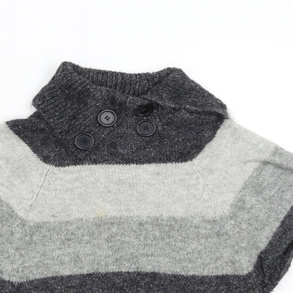 Womens UK Size 10 New Look Grey Pullover Jumper