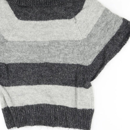 Womens UK Size 10 New Look Grey Pullover Jumper