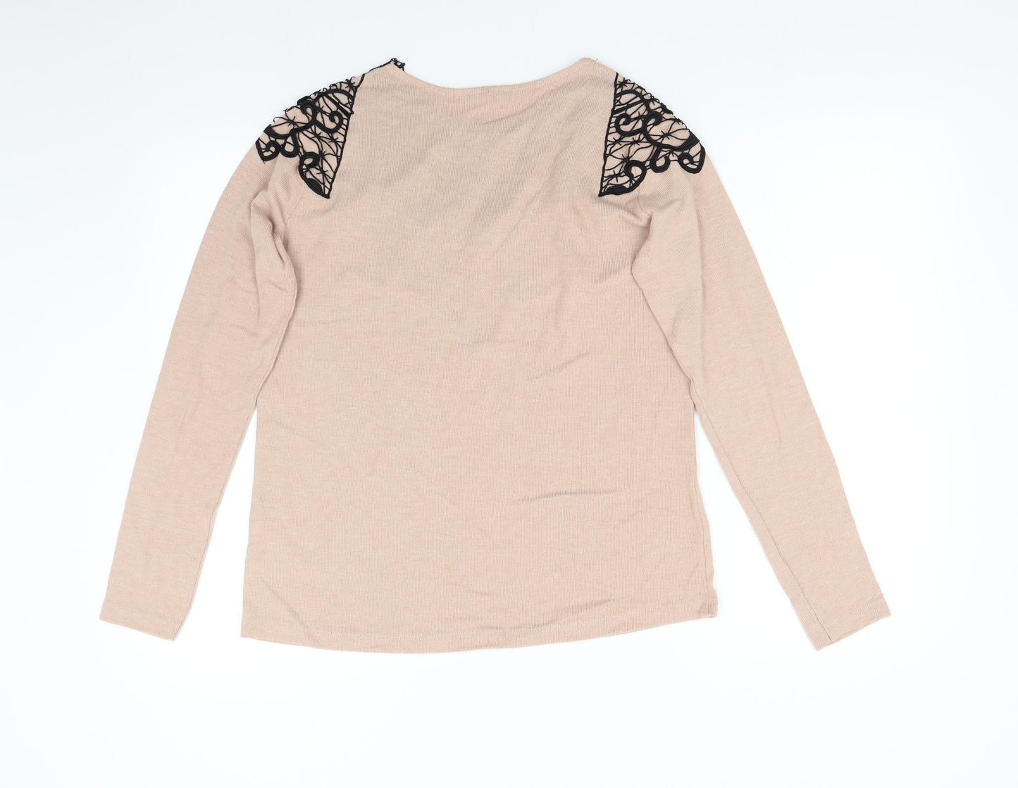 Womens UK Size 8 Zara Pink Pullover Jumper