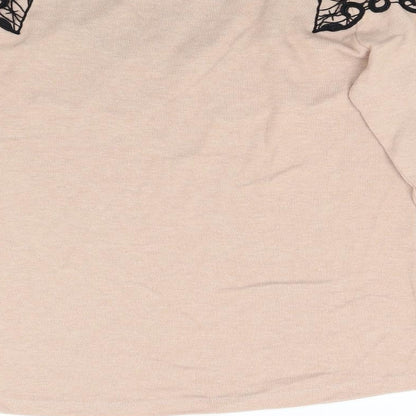 Womens UK Size 8 Zara Pink Pullover Jumper