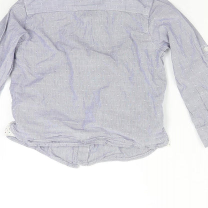 Mothercare Boys Blue Striped  Basic Button-Up Size 2-3 Years