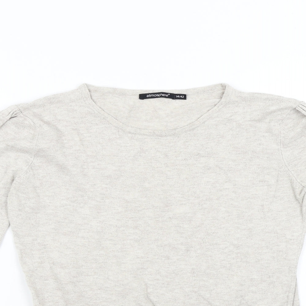 Primark Womens Beige  Knit Pullover Jumper Size 14