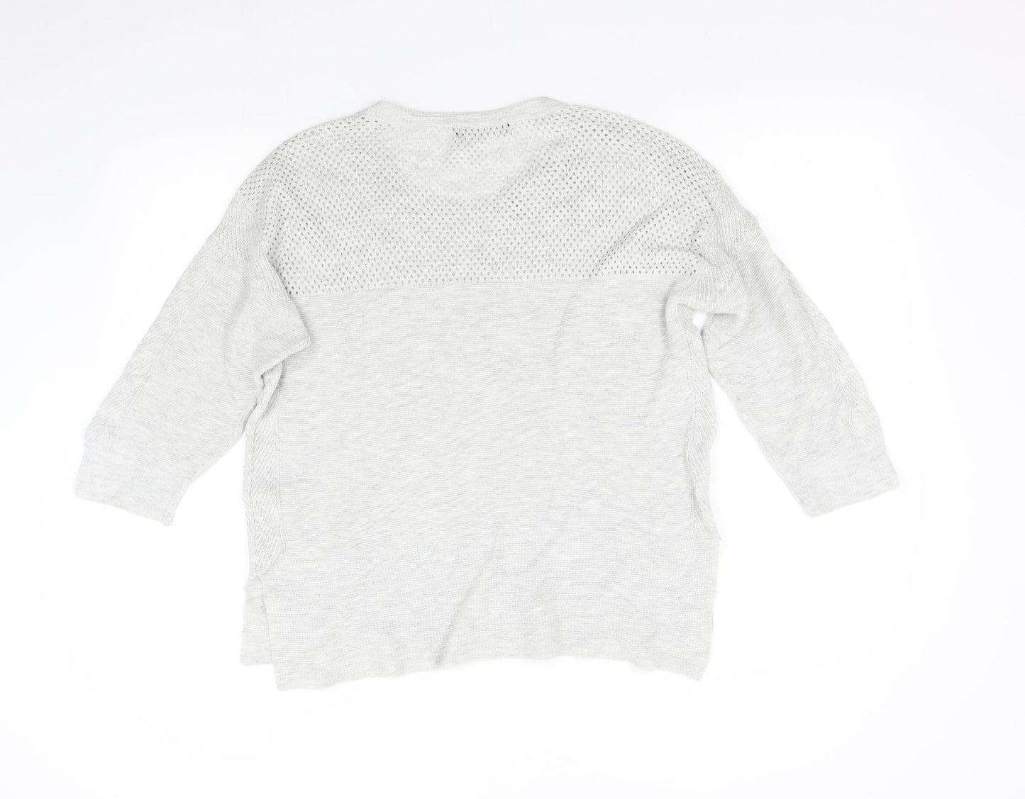 Womens UK Size 16 M&S Grey Pullover Jumper