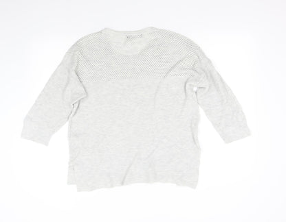 Womens UK Size 16 M&S Grey Pullover Jumper