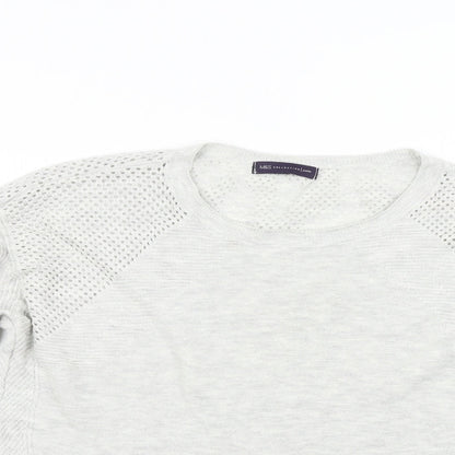 Womens UK Size 16 M&S Grey Pullover Jumper