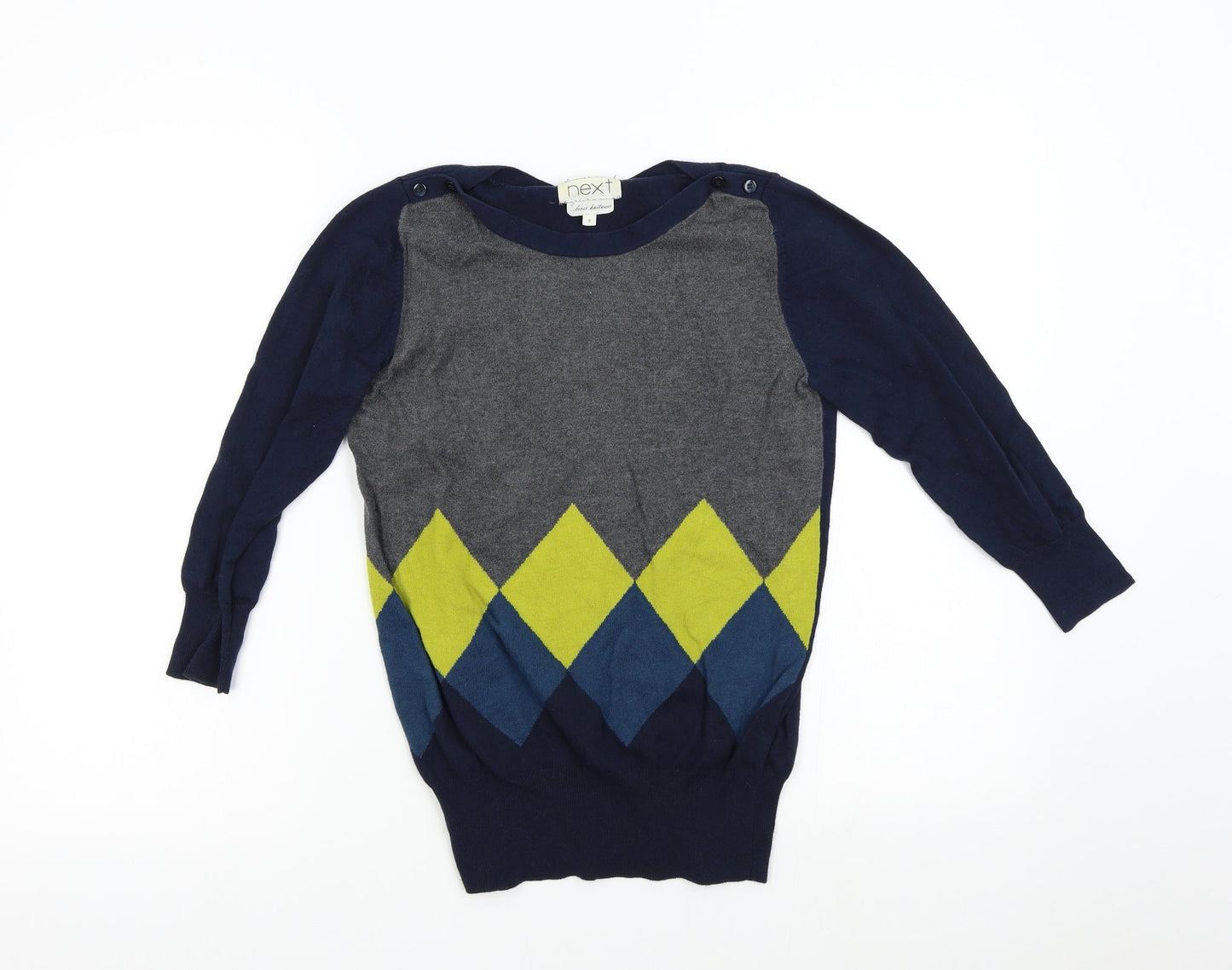 Womens UK Size 8 NEXT Multicoloured Pullover Jumper