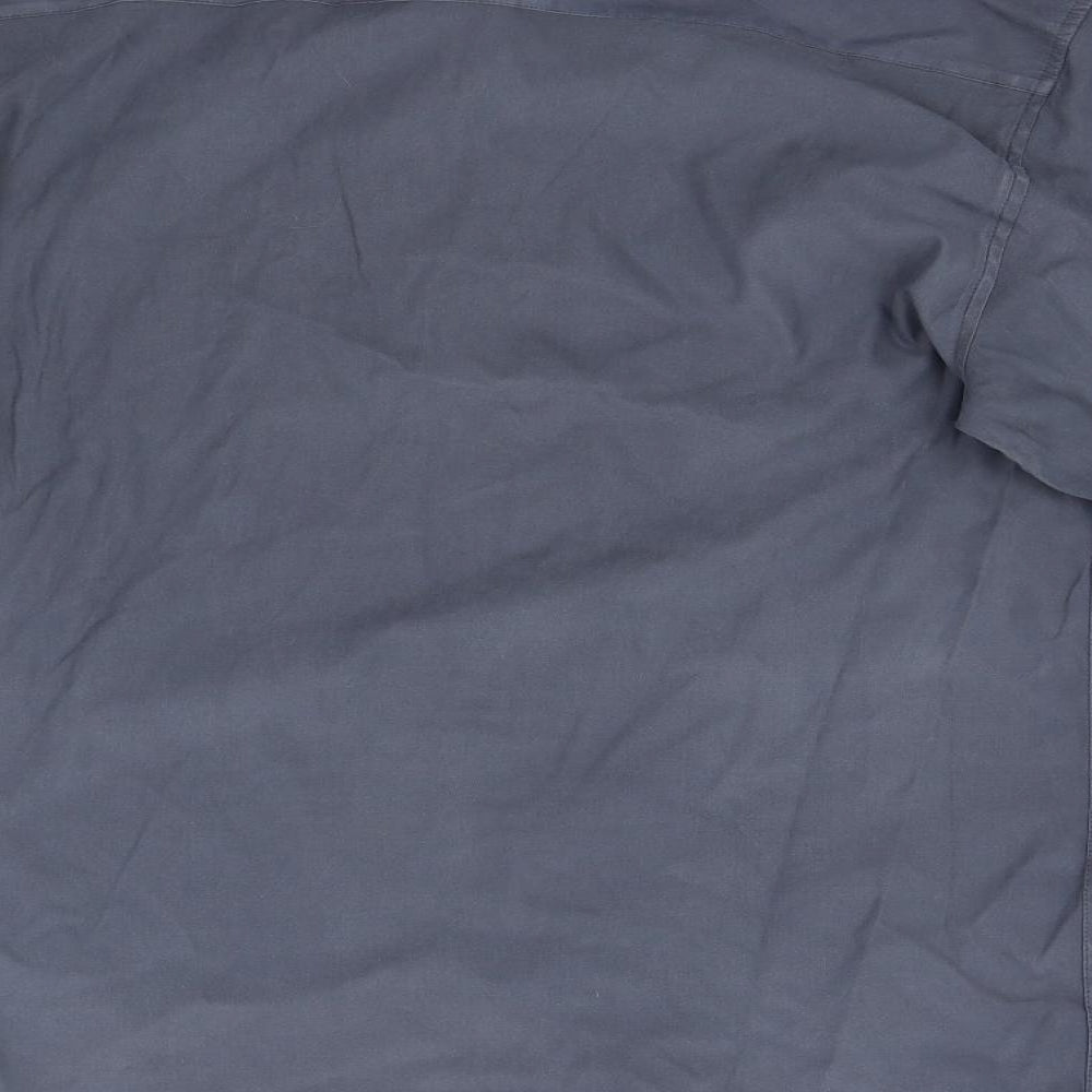 Mens UK Size L NEXT Grey  Button-Up Long Sleeve Casual Shirt