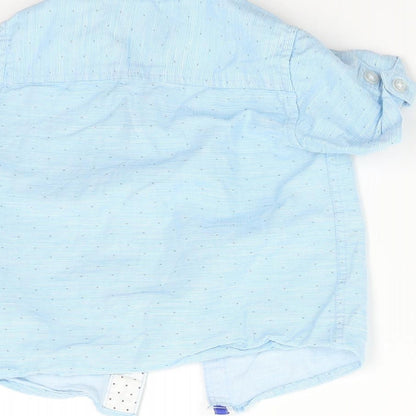 Lola & Maverick Baby Blue   Basic Button-Up Size 12-18 Months