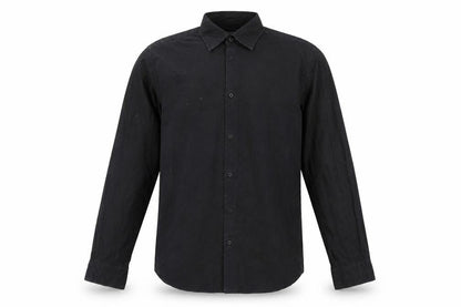 Mens UK Size L Woolworths Black  Button-Up Long Sleeve Casual Shirt