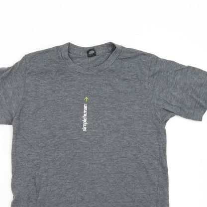 Tultex Womens Grey   Basic T-Shirt Size S  - Simple Human