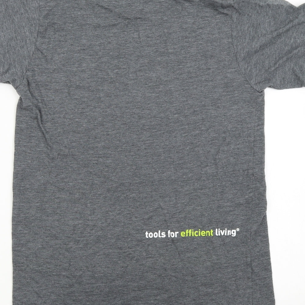 Tultex Womens Grey   Basic T-Shirt Size S  - Simple Human