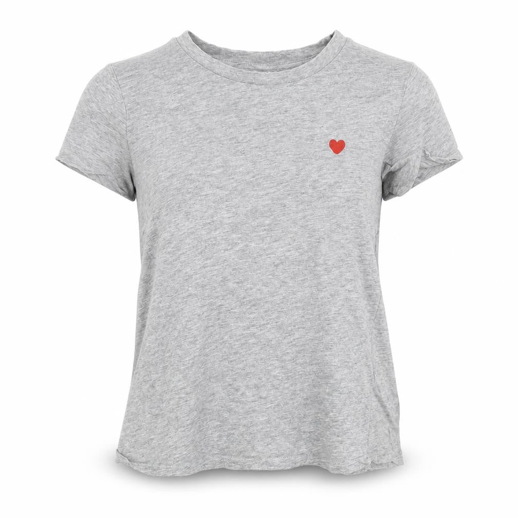 Womens UK Size XS H&M Grey Basic T-Shirt