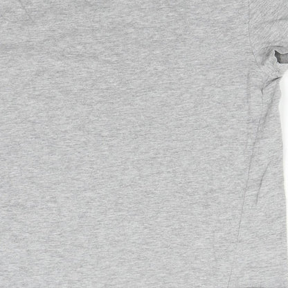 Womens UK Size XS H&M Grey Basic T-Shirt