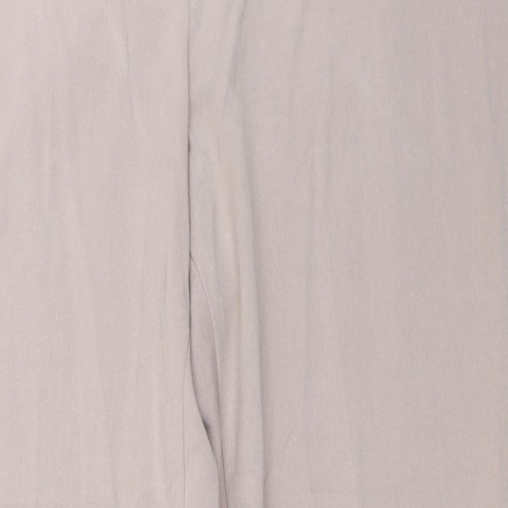 Womens UK Size 10 Marks and Spencer Regular Fit  Beige Trousers