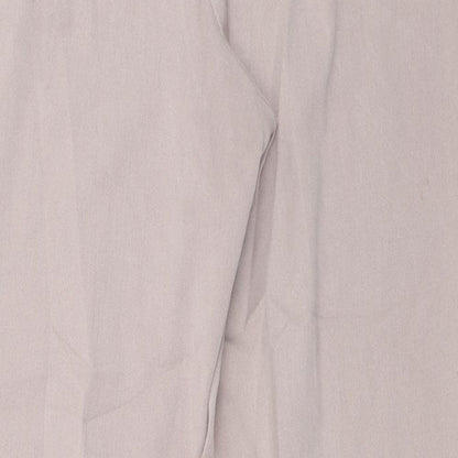 Womens UK Size 10 Marks and Spencer Regular Fit  Beige Trousers