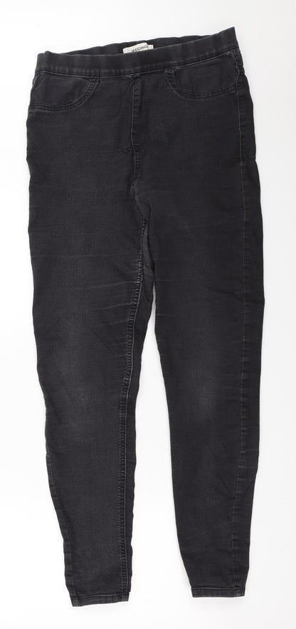 Womens UK Size 28 in Preworn Regular Fit Jegging Black Jeans