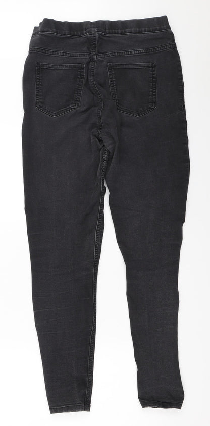 Womens UK Size 28 in Preworn Regular Fit Jegging Black Jeans