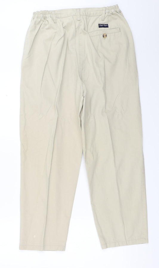 Mackays Womens Beige   Chino Trousers Size 10 L24 in