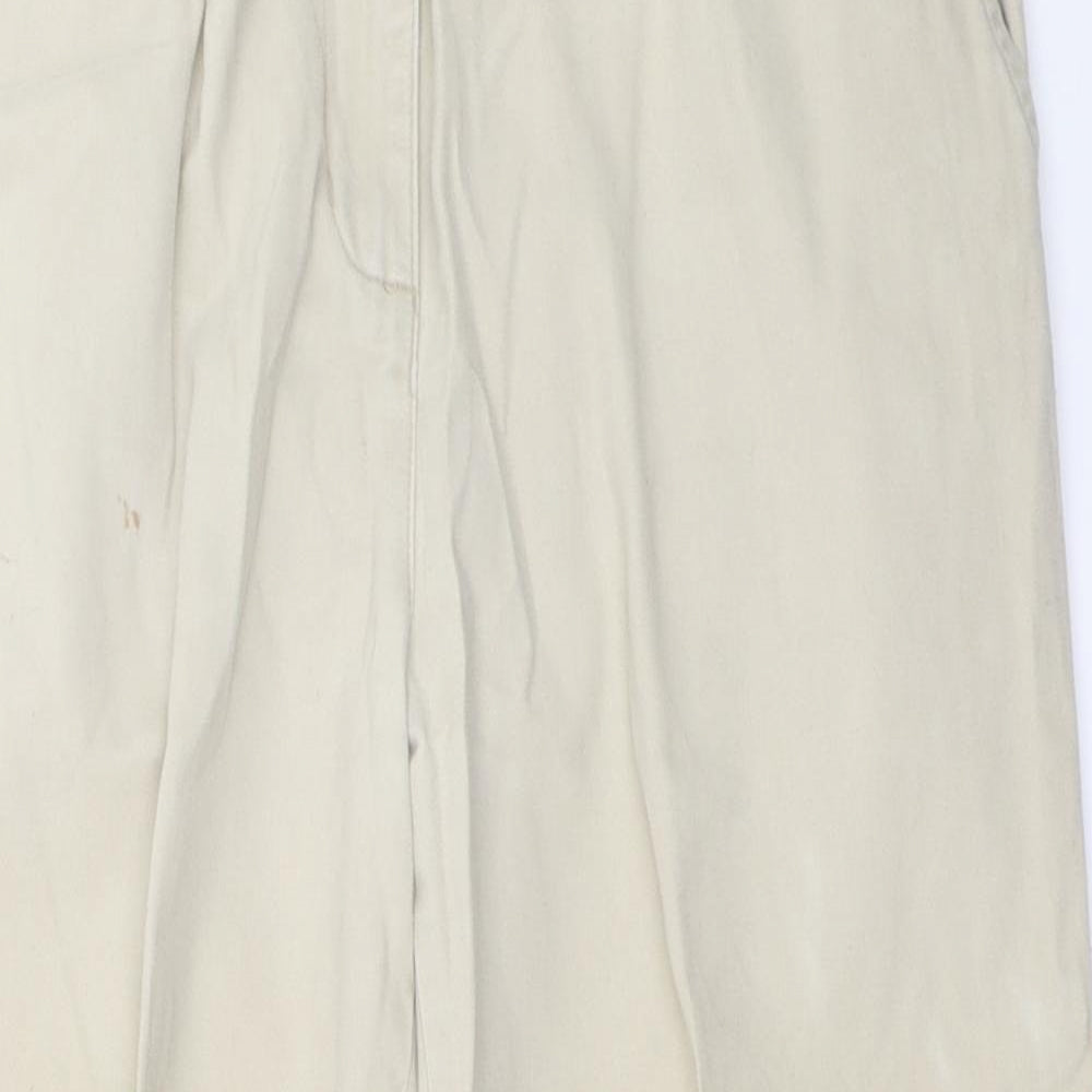 Mackays Womens Beige   Chino Trousers Size 10 L24 in