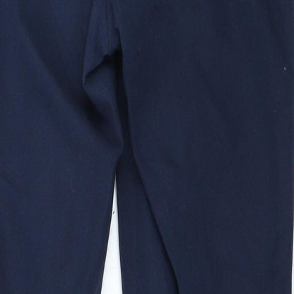 Womens UK Size 4 Gap Regular Fit  Blue Trousers