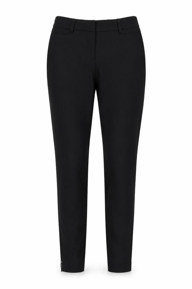 Womens UK Size 8 BHS Regular Fit  Black Trousers