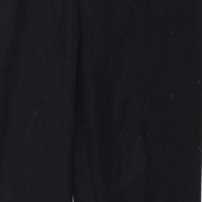 Womens UK Size 8 BHS Regular Fit  Black Trousers