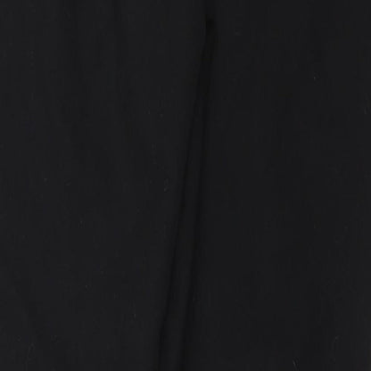 Womens UK Size 8 BHS Regular Fit  Black Trousers