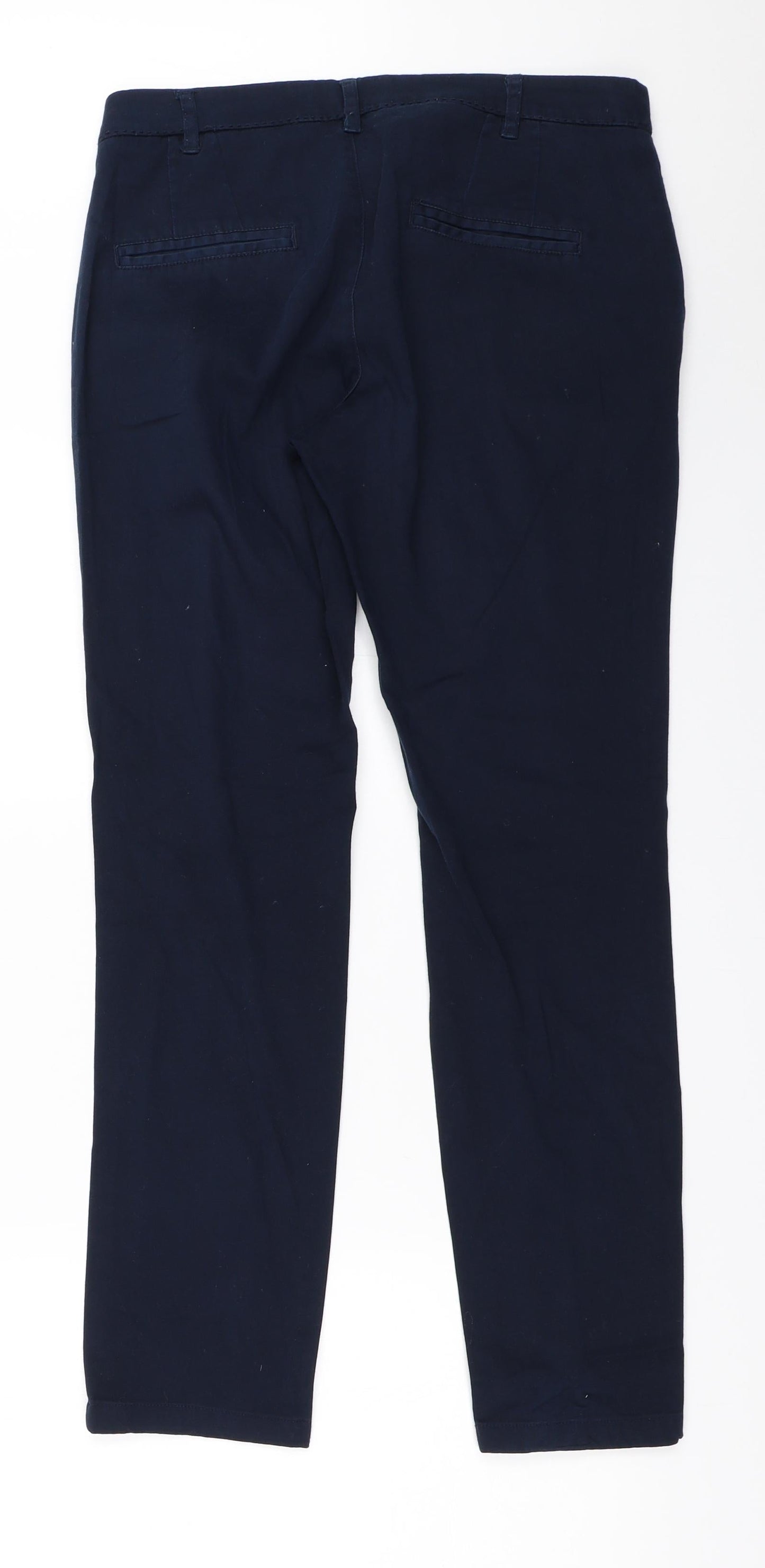 Mango Womens Blue   Capri Trousers Size 38 L28 in