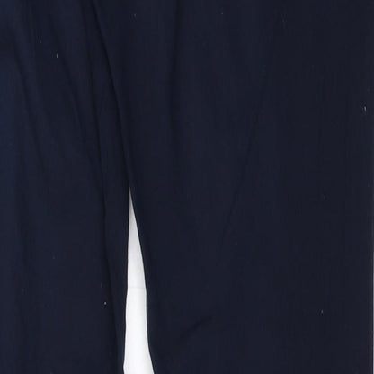 Mango Womens Blue   Capri Trousers Size 38 L28 in