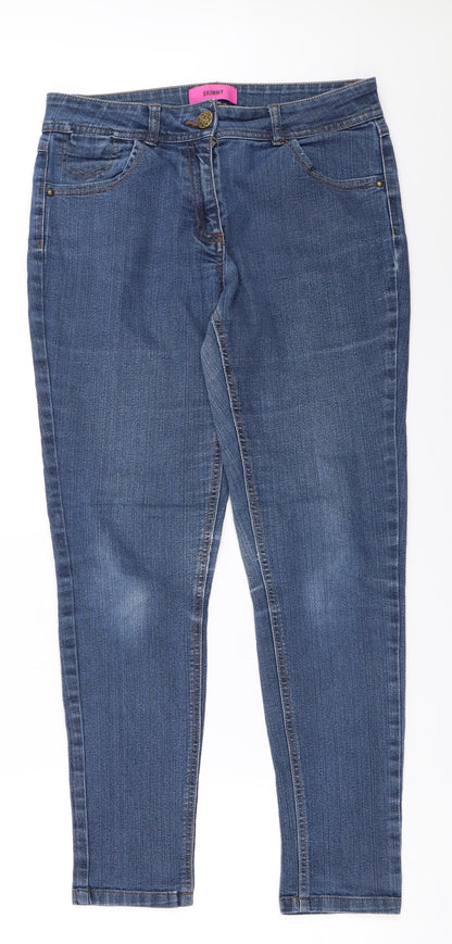 George Womens Blue   Skinny Jeans Size 12 L29 in