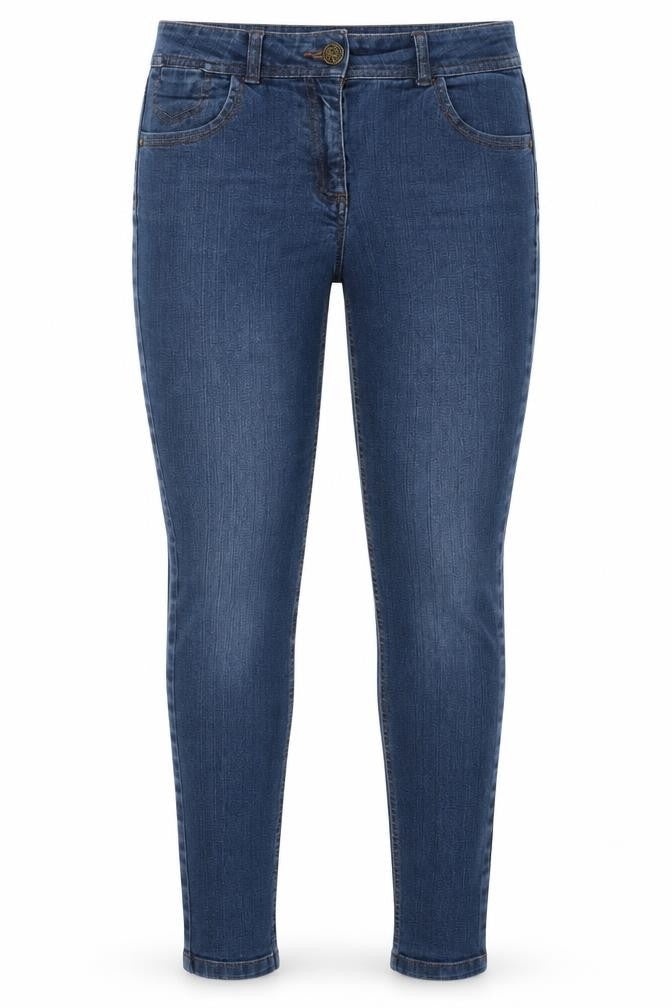 Womens UK Size 12 George Regular Fit Skinny Blue Jeans