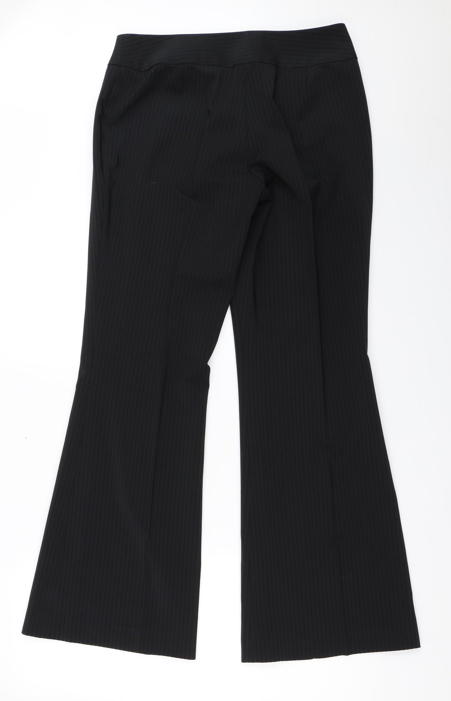 Womens UK Size 12 Marks and Spencer Regular Fit  Black Trousers