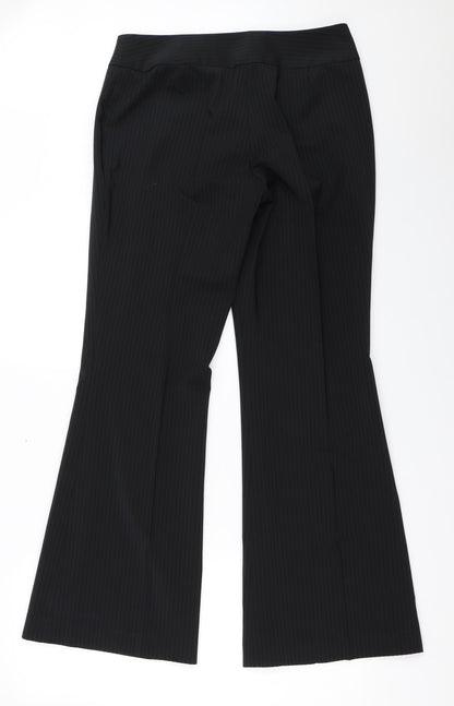 Womens UK Size 12 Marks and Spencer Regular Fit  Black Trousers