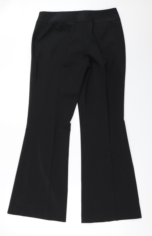 Womens UK Size 12 Marks and Spencer Regular Fit  Black Trousers