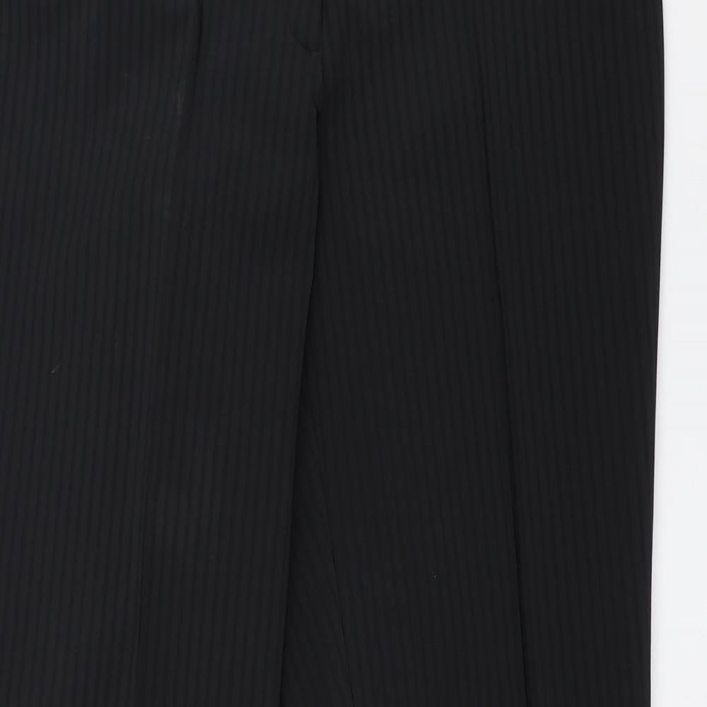 Womens UK Size 12 Marks and Spencer Regular Fit  Black Trousers