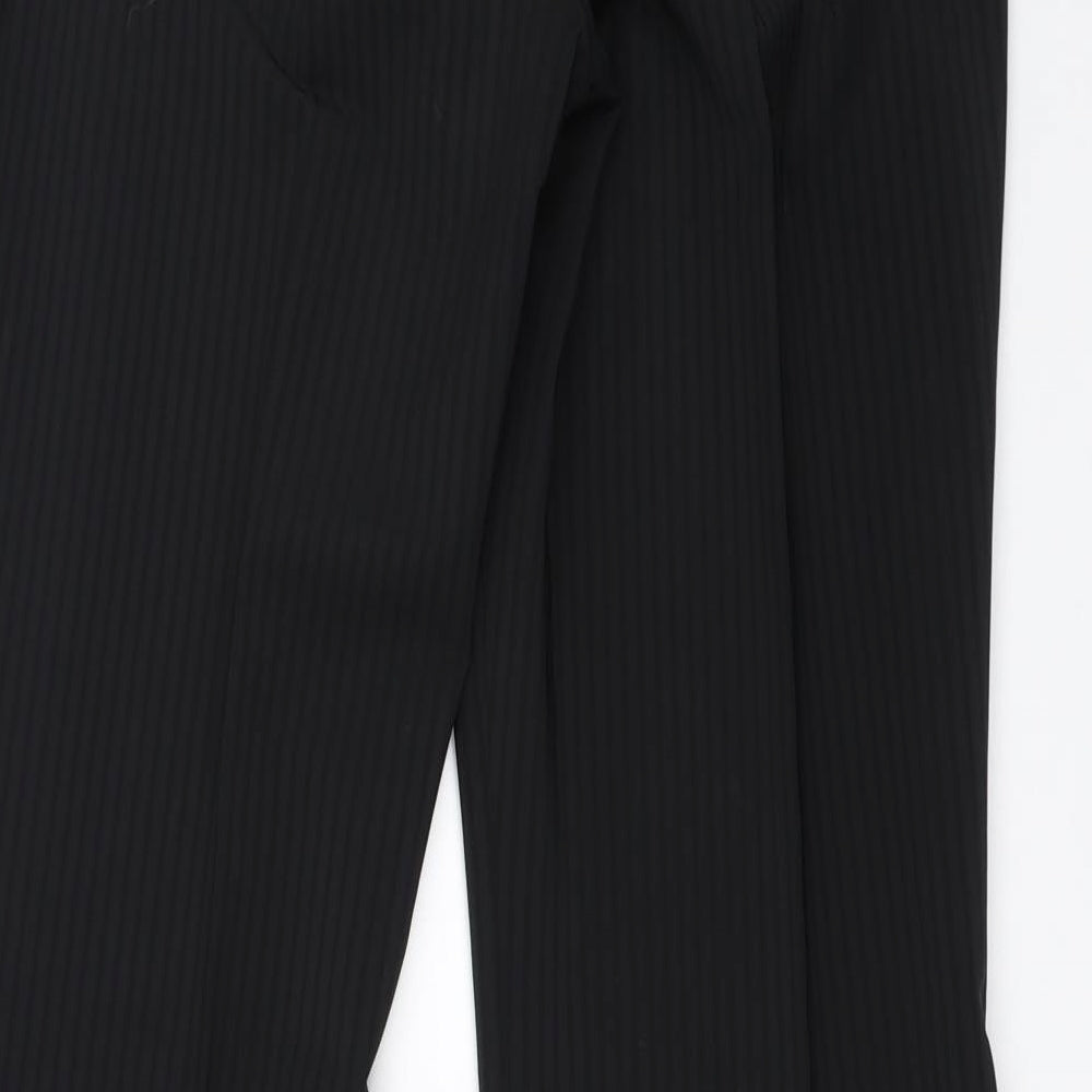 Womens UK Size 12 Marks and Spencer Regular Fit  Black Trousers