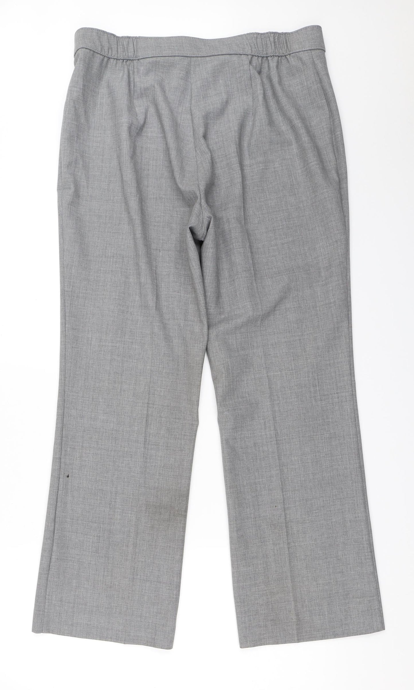 Womens UK Size 14 Marks and Spencer Regular Fit  Grey Trousers