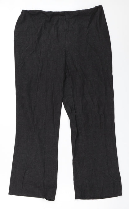 Womens UK Size 32 in Preworn Regular Fit  Grey Trousers