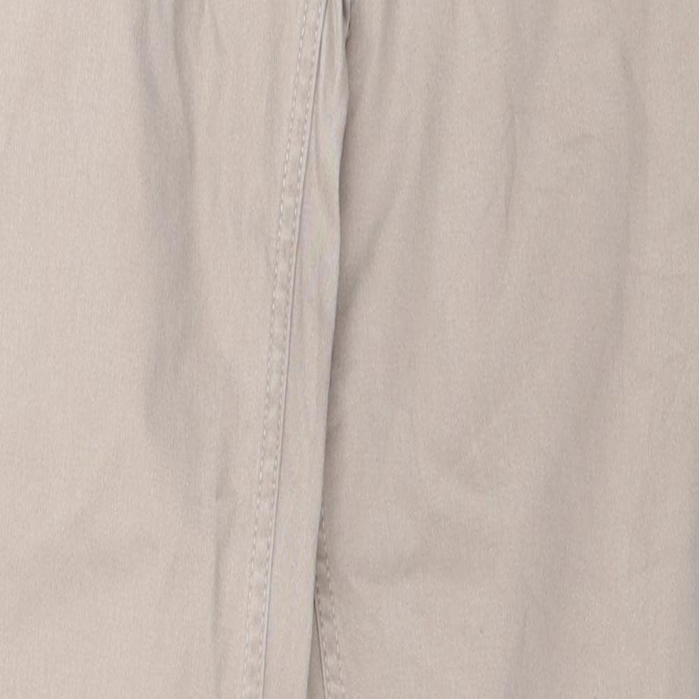 Womens UK Size 28 in UpFashion Regular Fit Straight Beige Jeans