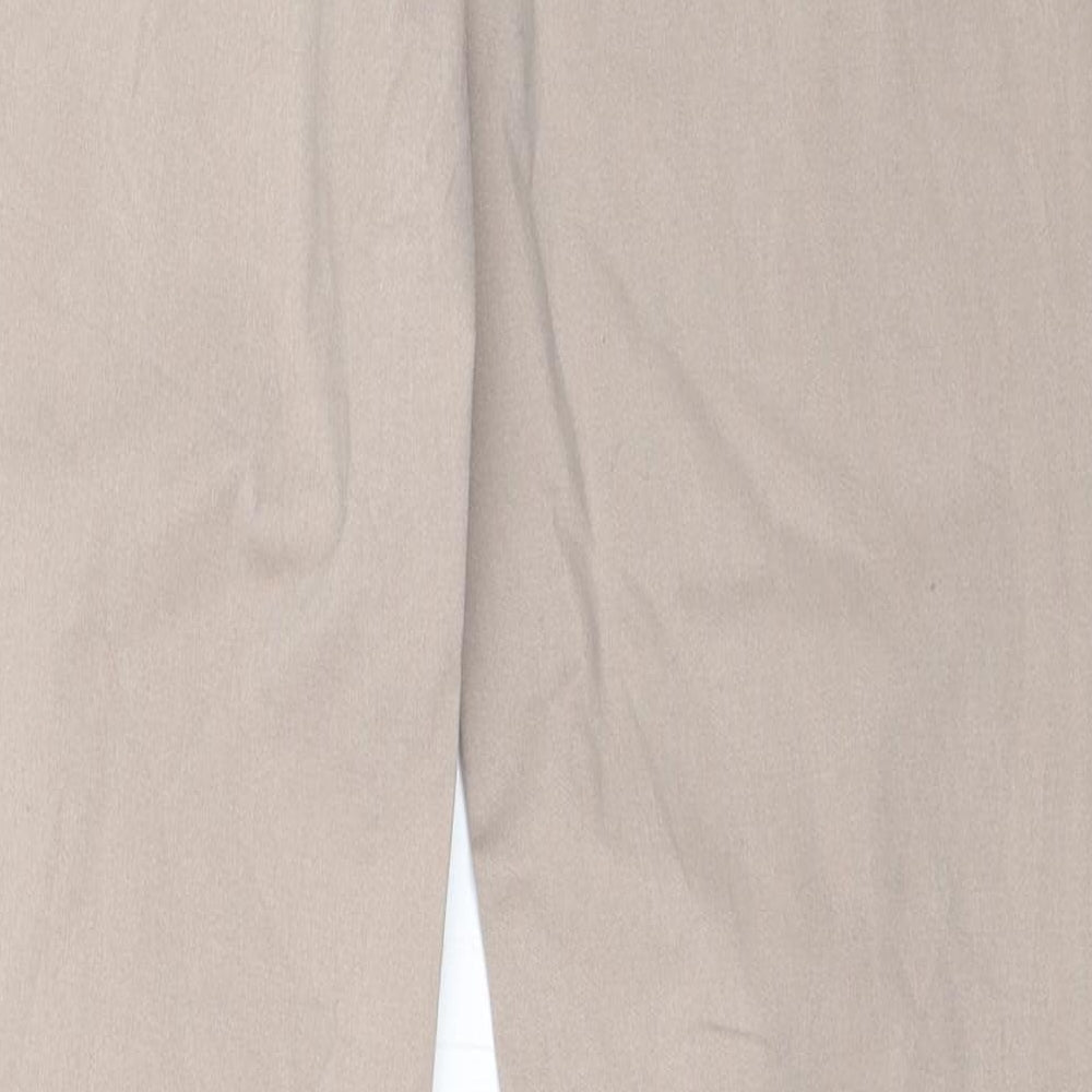 Womens UK Size 28 in UpFashion Regular Fit Straight Beige Jeans