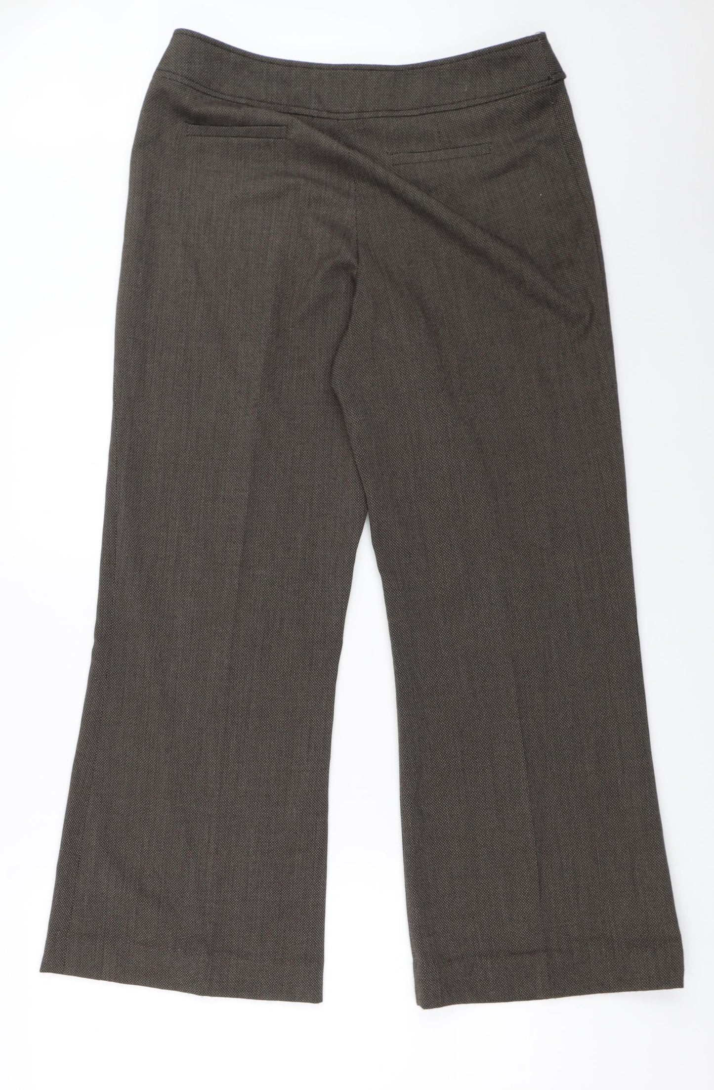Womens UK Size 12 Wallis Regular Fit  Brown Trousers