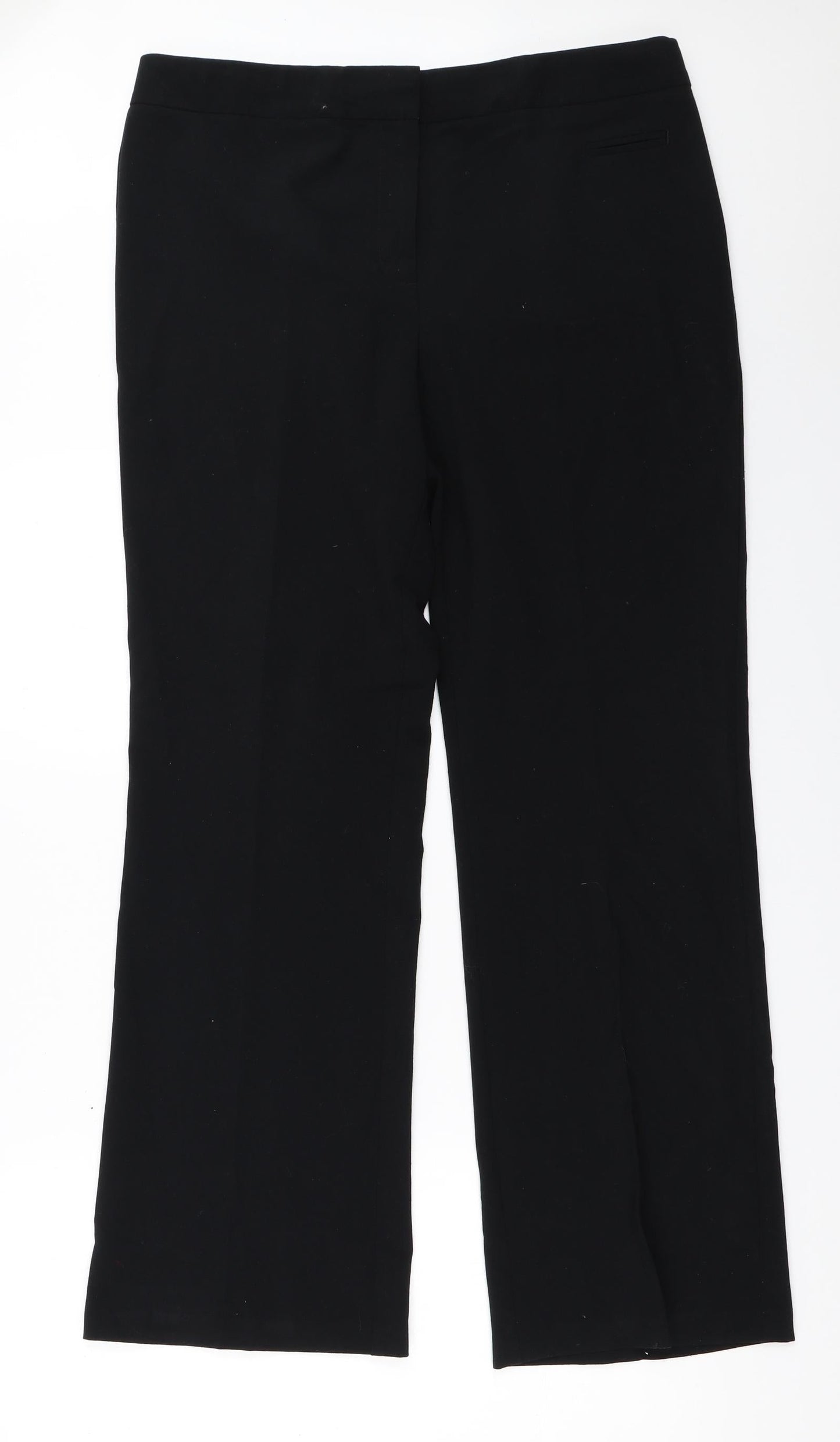 Womens UK Size 14 Marks and Spencer Regular Fit  Black Trousers