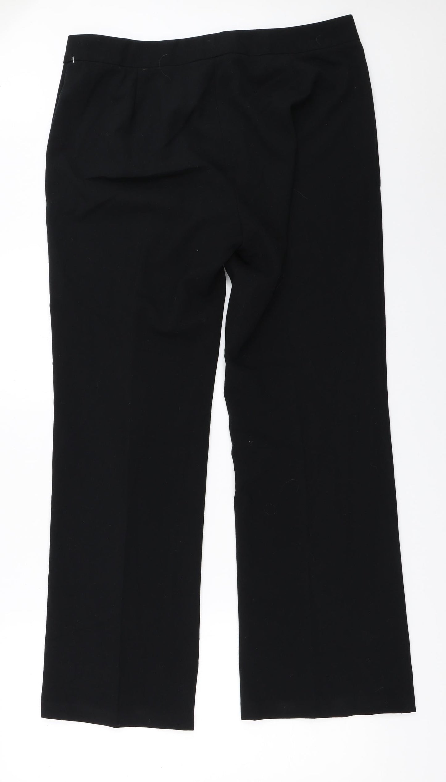 Womens UK Size 14 Marks and Spencer Regular Fit  Black Trousers