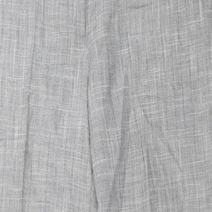 Evie Womens Grey   Trousers  Size 14 L28 in