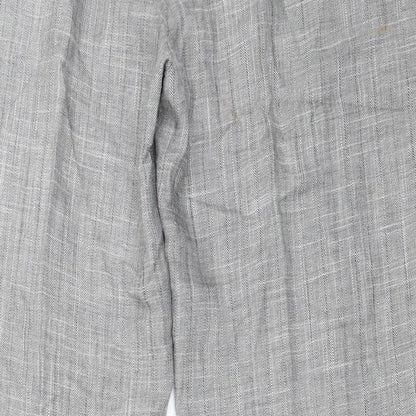 Evie Womens Grey   Trousers  Size 14 L28 in