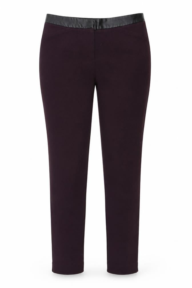 Womens UK Size 8 New Look Regular Fit  Purple Trousers
